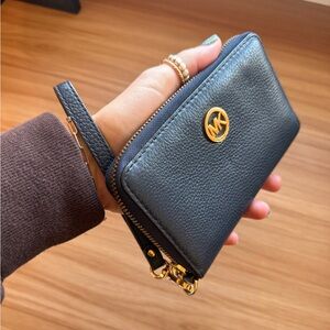 Michael Kors Leather Wristlet Wallet